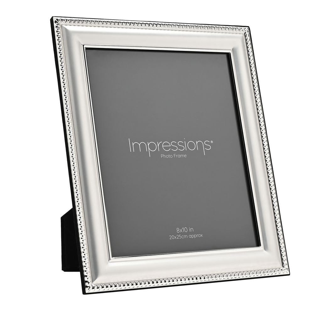 Cadre photo rectangulaire plaqué argent, le cadeau idéal pour Noël