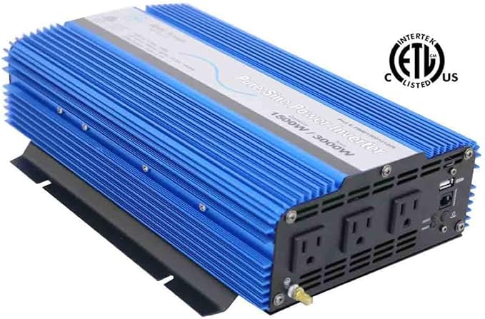 Inversor de corriente pura 1500W 12V con USB miniatura 2