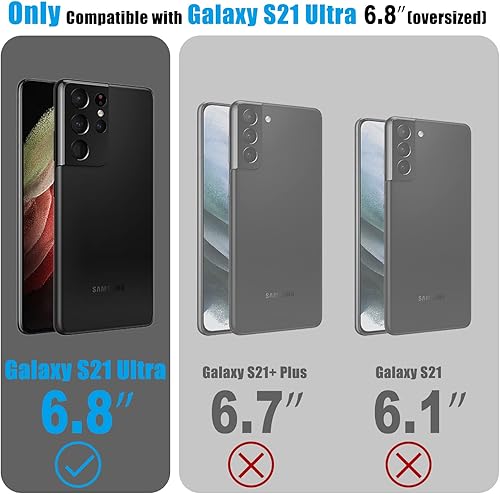 Miniatura 2 de ESDOT - Funda protectora para celular Samsung Galaxy S21, de grado militar, resiste caídas de 21 pies (probado), con diseños modernos, para niñas o