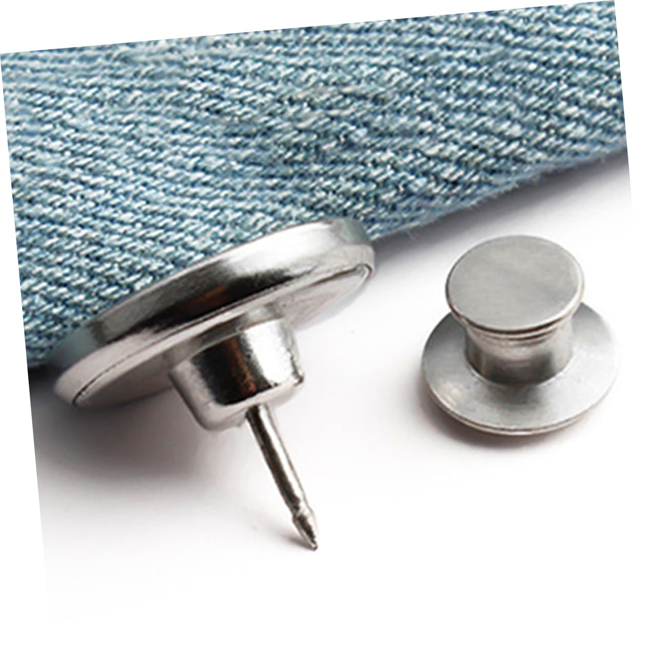 90piezas Extensores De Cintura Para Jeans Botones Antideslizantes Ajustables Accesorios Para Pantalones Sin Costura Para Jeans y Ropa Casual