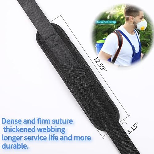 Aimela Backpack Sprayer Replacement Straps,Thickened Sponge Adjustable Agricultural Manual Sprayer Backpack Shoulder Strap,Garden Backpack Sprayer Harness Replacement Part (2) #TOP3