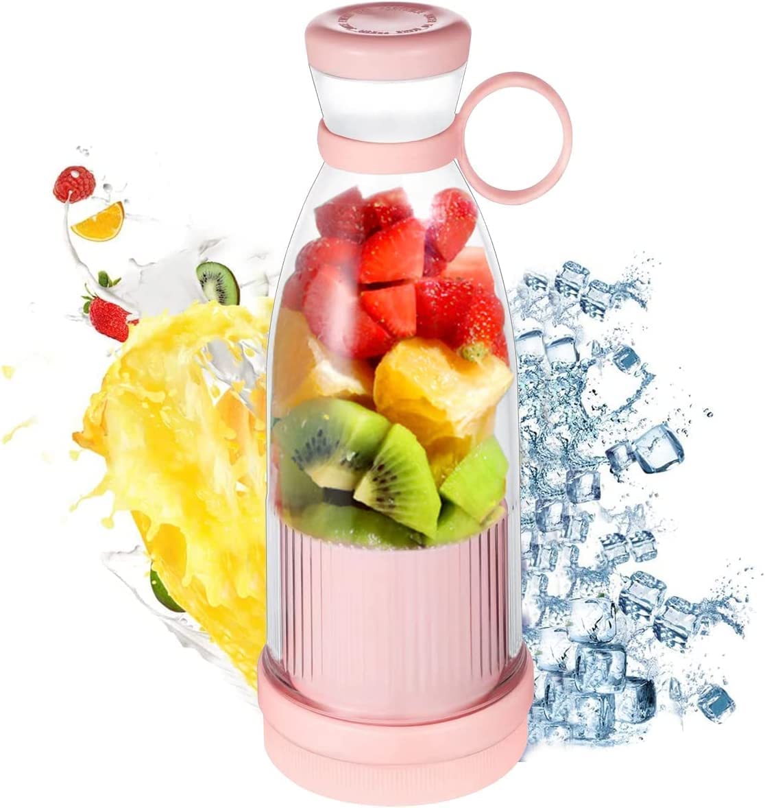 Mini Frullatore Portatile USB Da Viaggio Succo Frutta Juice Comodo e Facile da Utilzzare e Lavare vari colori casuali