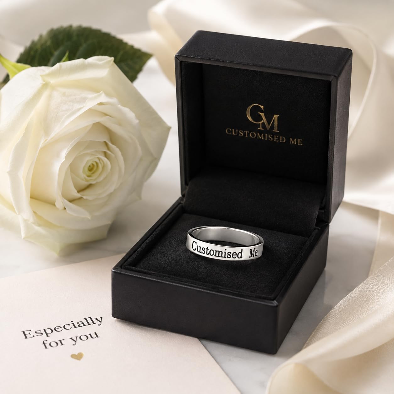 Custom Engraved 925 Sterling Silver Ring, Personalized Name Ring for Women Men, Wedding Band, Promise Ring, Couple Ring, Anniversary, Custom Text Jewelry