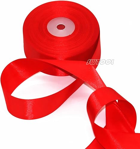 Miniatura 3 de SWTOOL Cinta de satén de una sola cara de 1.5 pulgadas, rollo de 50 yardas para detalles de boda, proyectos de costura, envoltura de regalos,