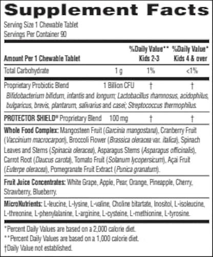 Nature's Sunshine, Sunshine Heroes Probiotic Power 90 Chewable Tablets #TOP1