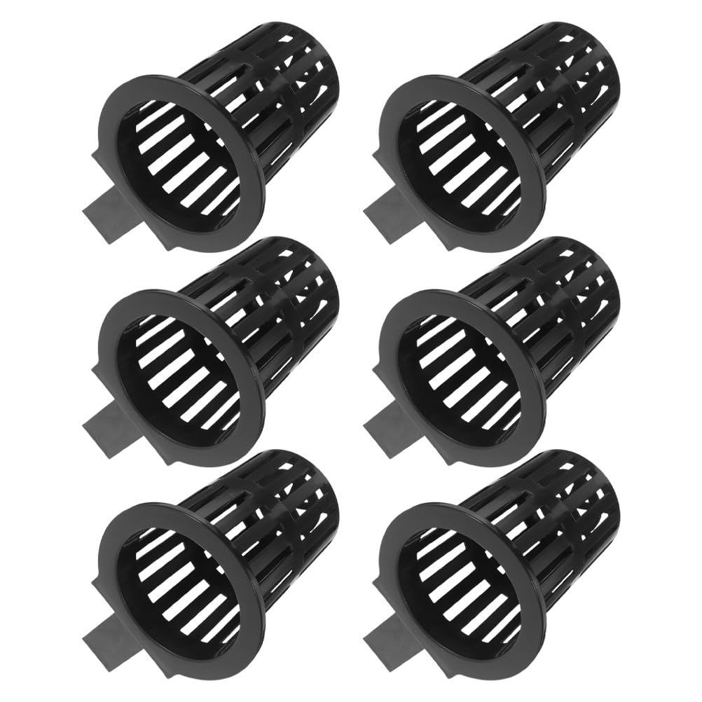 Holibanna 6pcs Garden Slotted Mesh Net Cups Hydroponic Planting Basket Aquarium Plant Holder Mounted Hanging Pot for Hydroponics Vertical Gardening 20-40mm