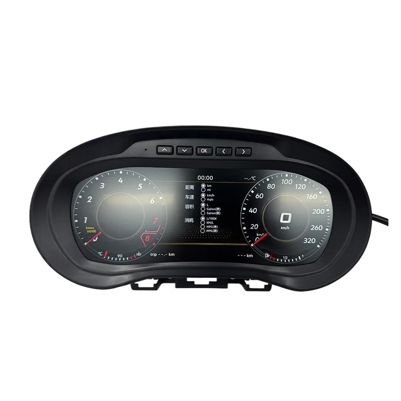 Tablero LCD que elimina reflejos en Volkswagen Polo 2012-2018 7