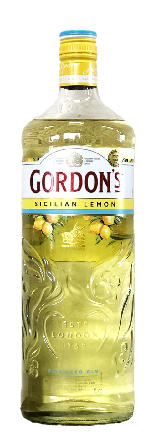 Amazon.co.jp: ゴードン シチリアン レモンジン 37.5％ 1000ml : 食品