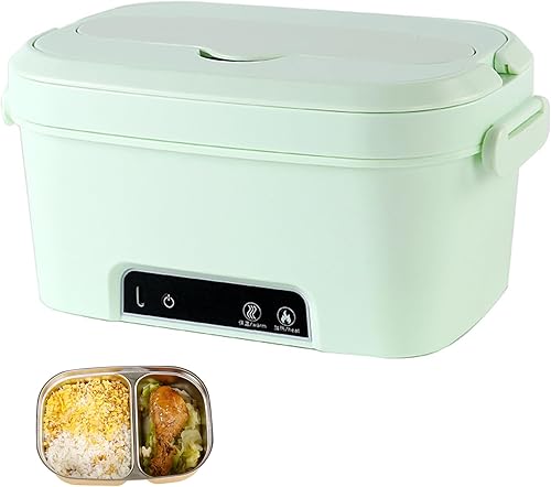 Miniatura 3 de Cordless Electric Lunch Box, 1.5L Heated Lunch Box with 7800mAh Battery, Green Portable Food Warmer for Office, Car & Outdoor Travel and portable