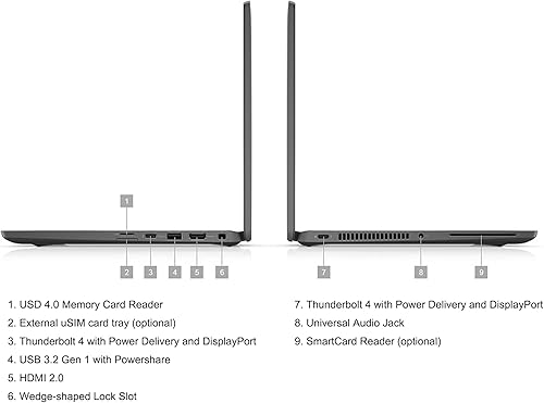 Miniatura 9 de Dell Latitude 7320 7000 (2023) FHD de 13.3 pulgadas (Intel Core i5-1145G7 vPro, 16 GB RAM, 512 GB SSD), batería de 13 horas, retroiluminada,
