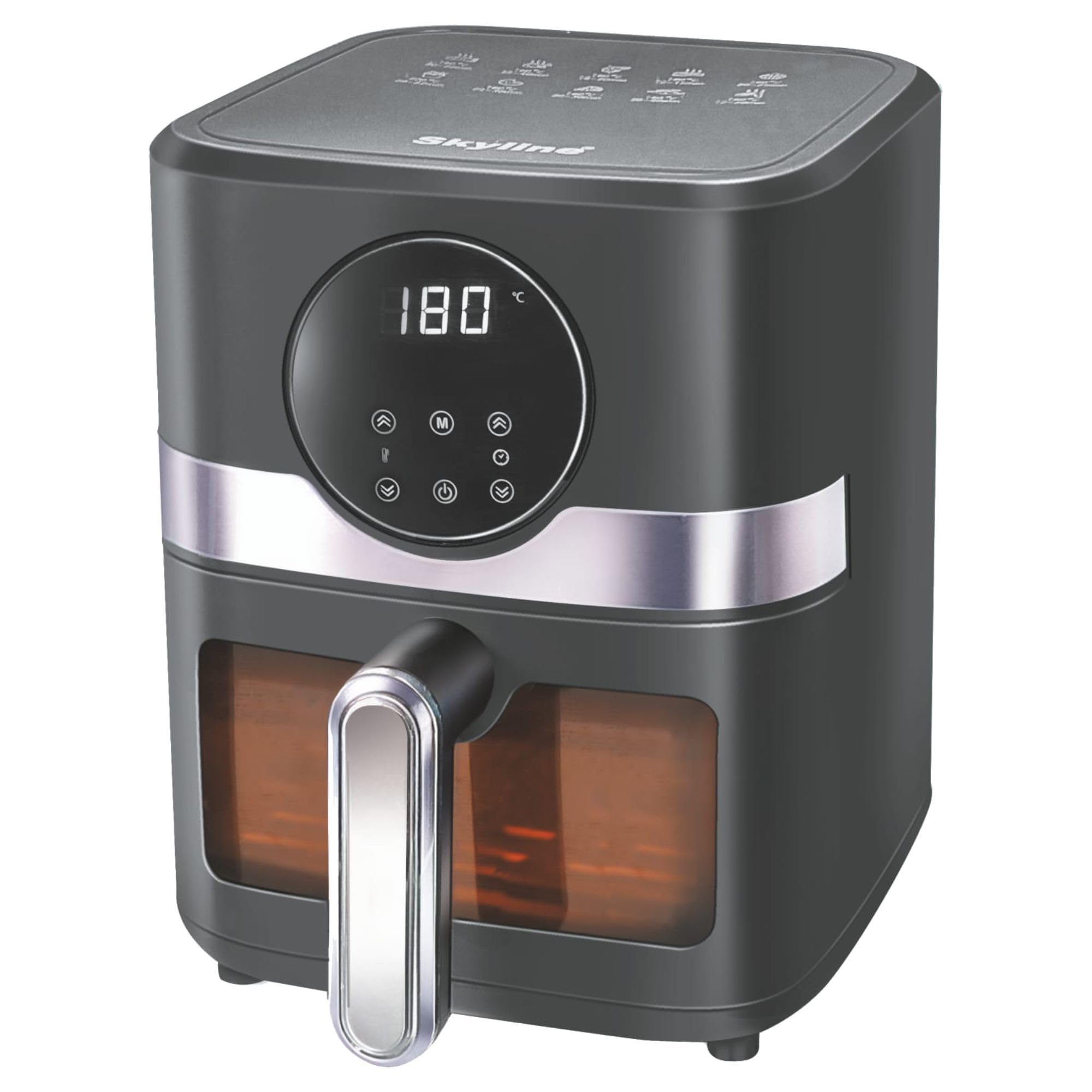 Skyline Digital Air Fryer, 4.2 Litres, 1500W, Touch Screen Control (Black)-image-34
