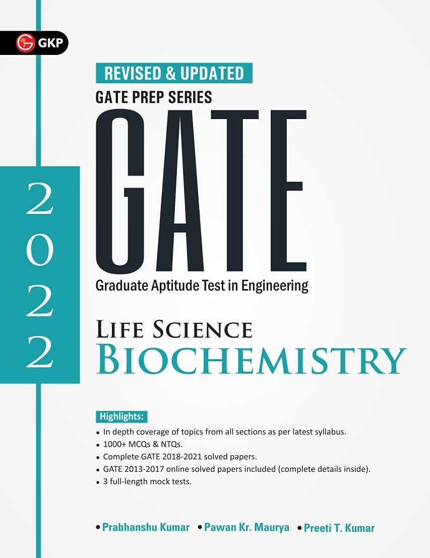 GATE : Life sciences - Biochemistry - Guide