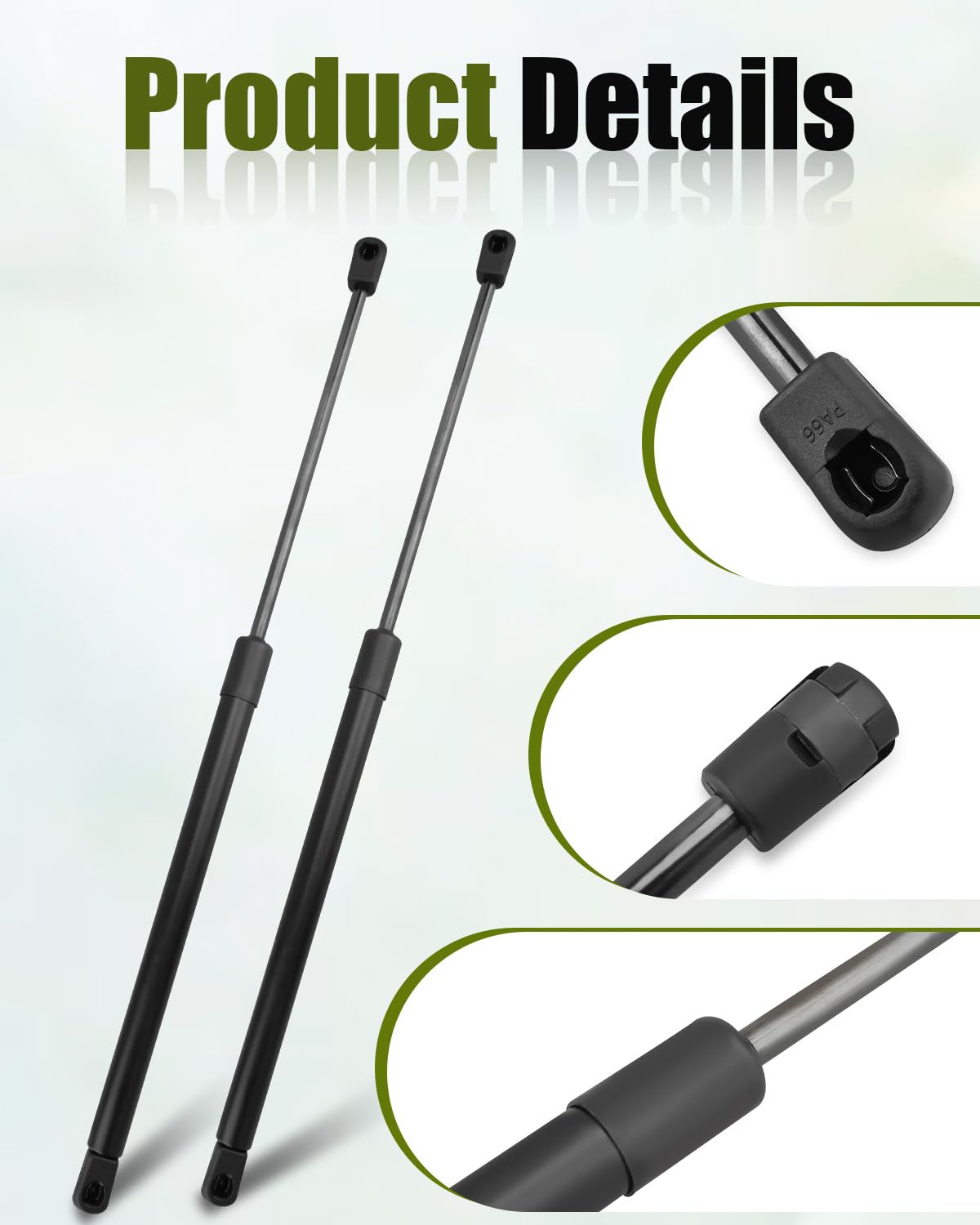 Amazon.com: C16-32076 Front Window Lift Support Gas Shock Strut