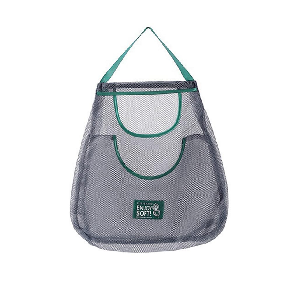 CTRLZS Reusable Kitchen Hanging Mesh Bag Large Capacity Home Fruit Vegetable Storage No.5 Easy Install Easy to Use