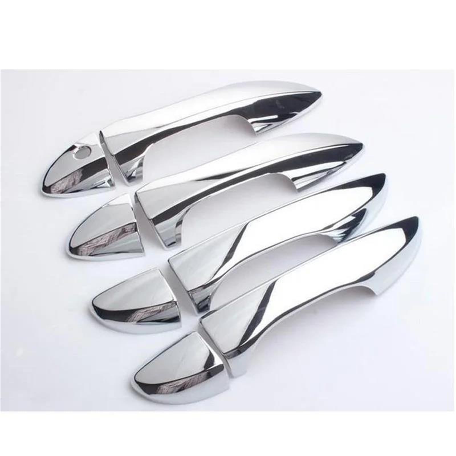 ZAPORA Chrome 8 Pcs Set Car Cover Door Handle Cover Trim for Corolla 2014 2015 2016 2017 2018 Car Styling C259