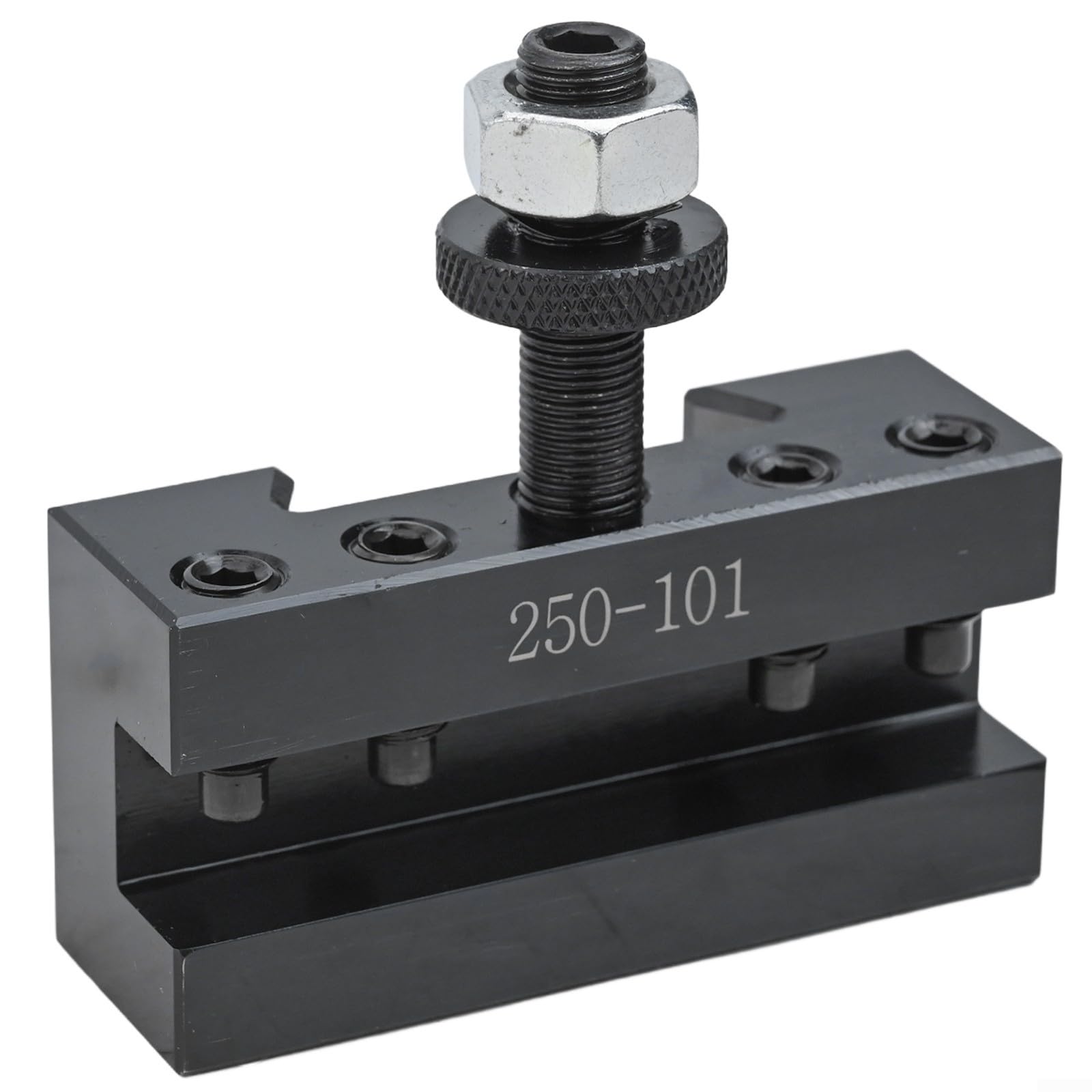 2 Stück Schnellwechsel-Werkzeughalter 250-101 für CNC-Drehmaschine, Stahl Werkzeugaufnahme für 3/16-1/2 Zoll Drehmeißel, wartungsfrei für schwere Zerspanung