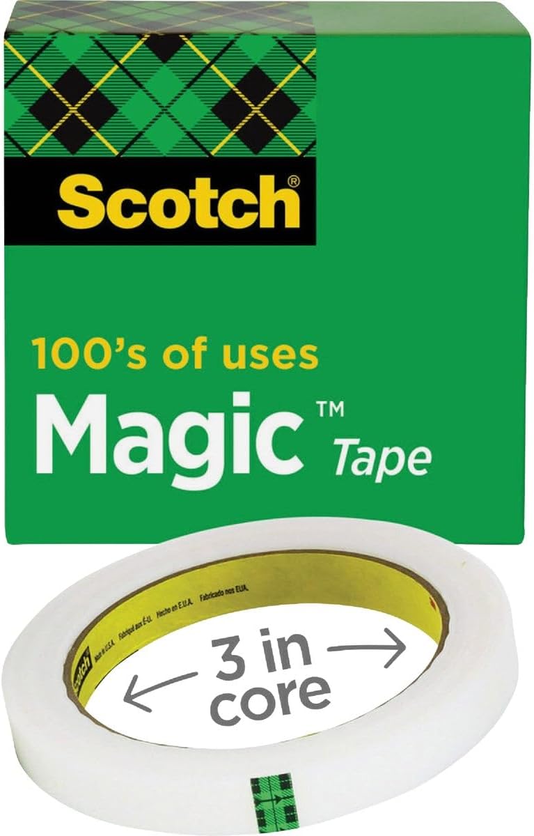 3M(TM) Scotch Magic Tape 810, 1 Inch x 2592 Inch, Boxed