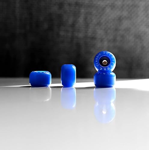 Miniatura 3 de Diapasones de madera hechos a mano de arce de color completo (actualización de camiones Slivery King, ruedas azules hechas a mano) Cubo mágico