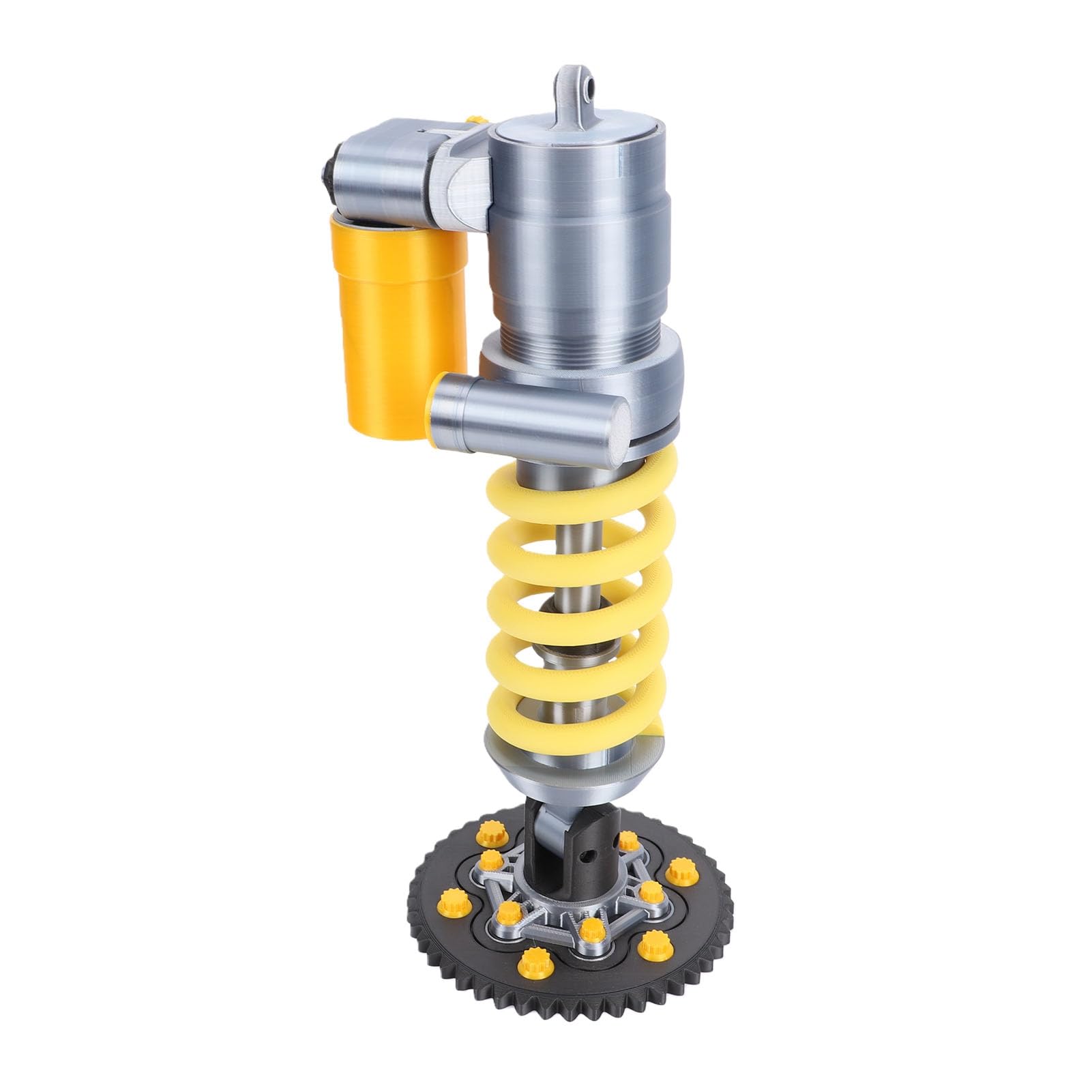 3D Printed Shock Absorber Table Lamp Stylish Design Adjustable LED Light