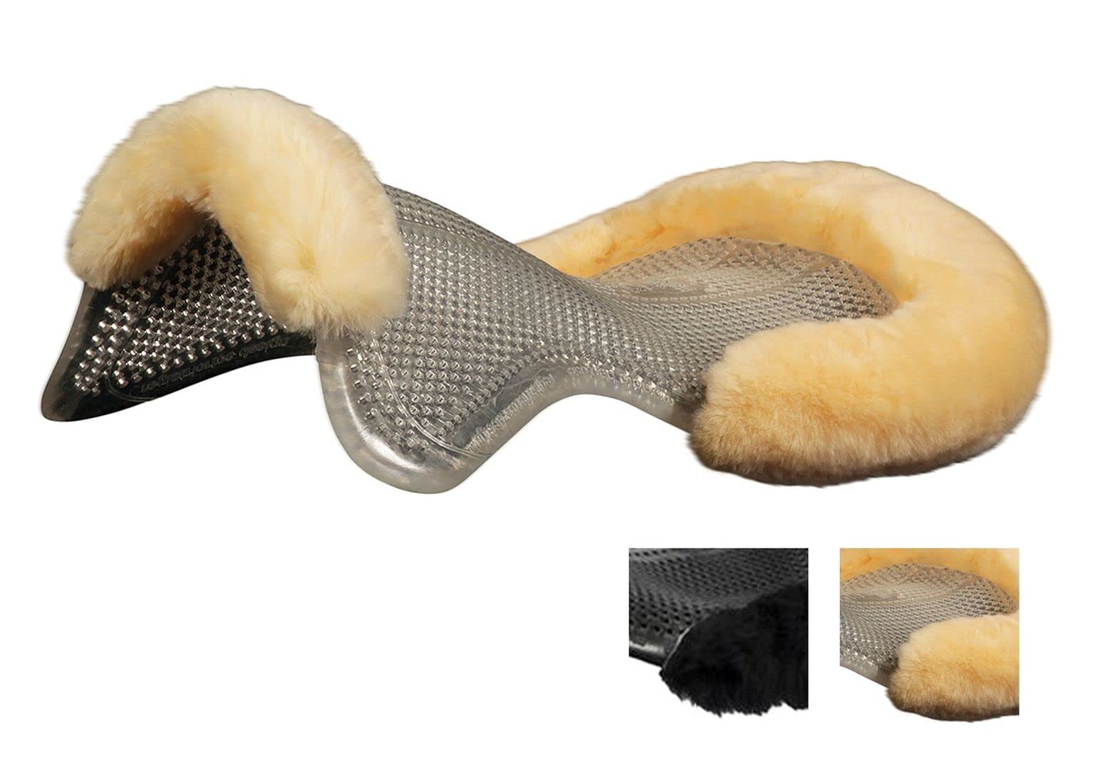 Acavallo Just Gel Lambskin Half Pad Natural Large
