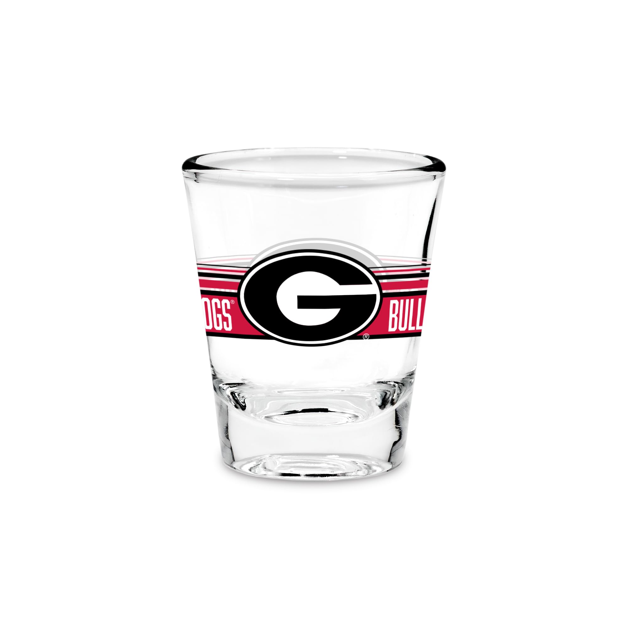 Rico Industries One Color Ncaa Georgia Bulldogs Standard 1.7Oz Shot Glass