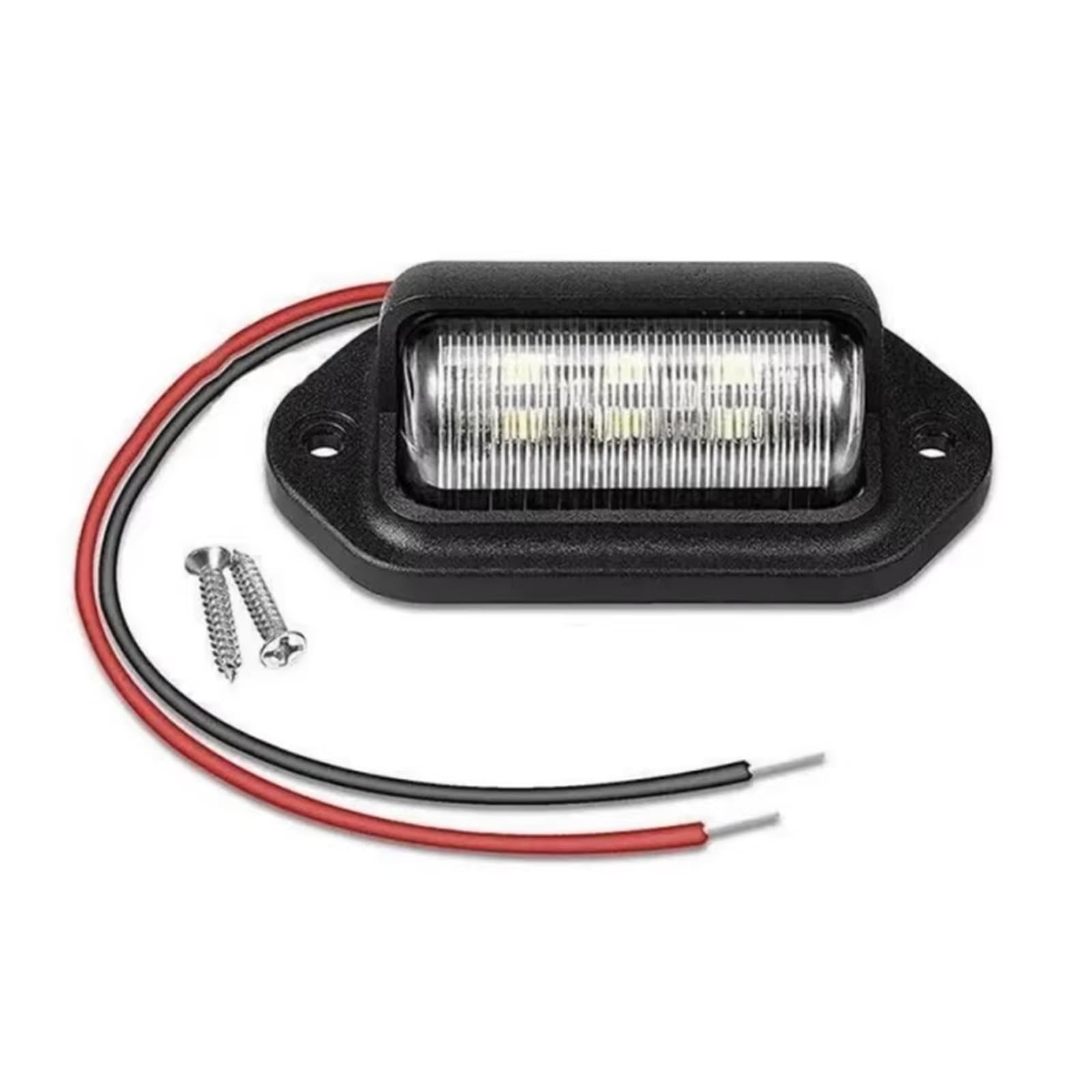 Luces Traseras Matrícula 4 Luces De Matrícula Para Coche 6 LED 12 V 24 Luz Trasera Para SUV Camión Remolque Lámpara Blanca Universales Para