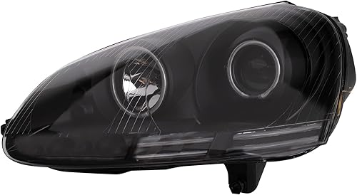 Miniatura 5 de TRQ - Juego de montaje de faros delanteros halógenos para lado del conductor y del copiloto, compatible con Volkswagen Jetta 2005-2010, VW2502127