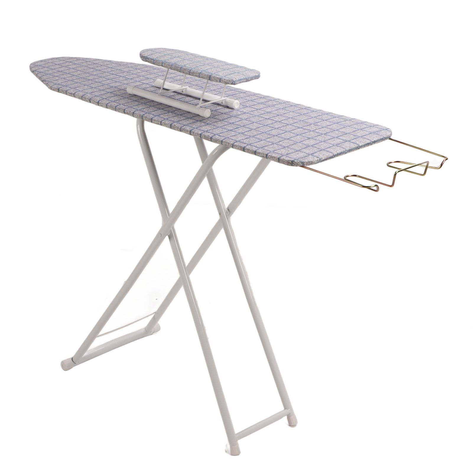 Rengue Tabla de Planchar Plegable de Mesa con Soporte para Plancha Tabla de Planchar Plegable de Compacta de 42 Pulgadas de Largo Ahorro de Espacio con Soporte para