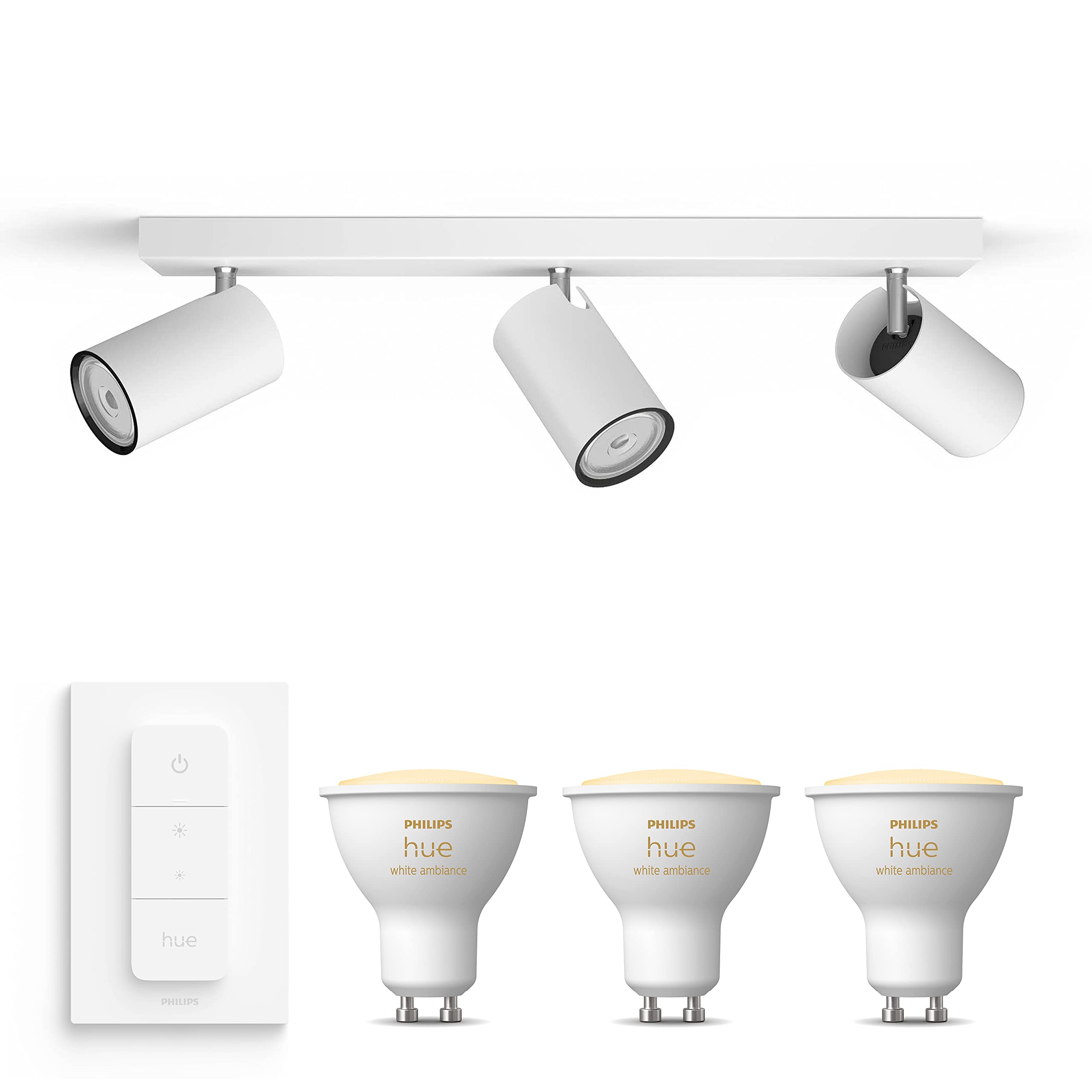 Philips myLiving Kosipo Foco de superficie Blanco 3 focos Cepillador de superficie Integrado/LED Blanco - 3 focos de iluminación