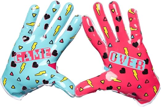 ERA 9.0s Limited Edition Football Gloves - Men’s Football Receiver Gloves with Sticky ProTac Palms & MassovMesh for Superior Breathability & Durability