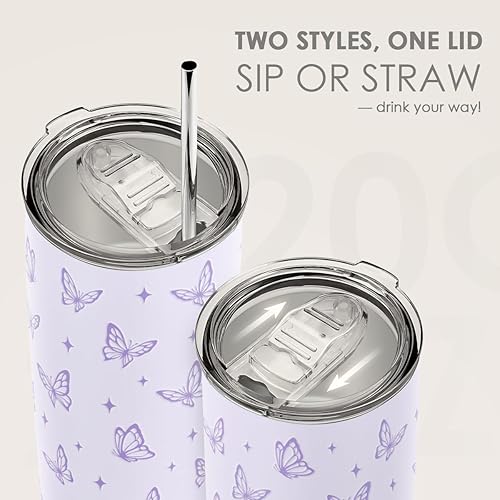 Vista 65 de SANDJEST Vaso de llama – Taza de viaje para café con aislamiento de acero inoxidable de 20 onzas – Regalos de llama para mujeres, niñas