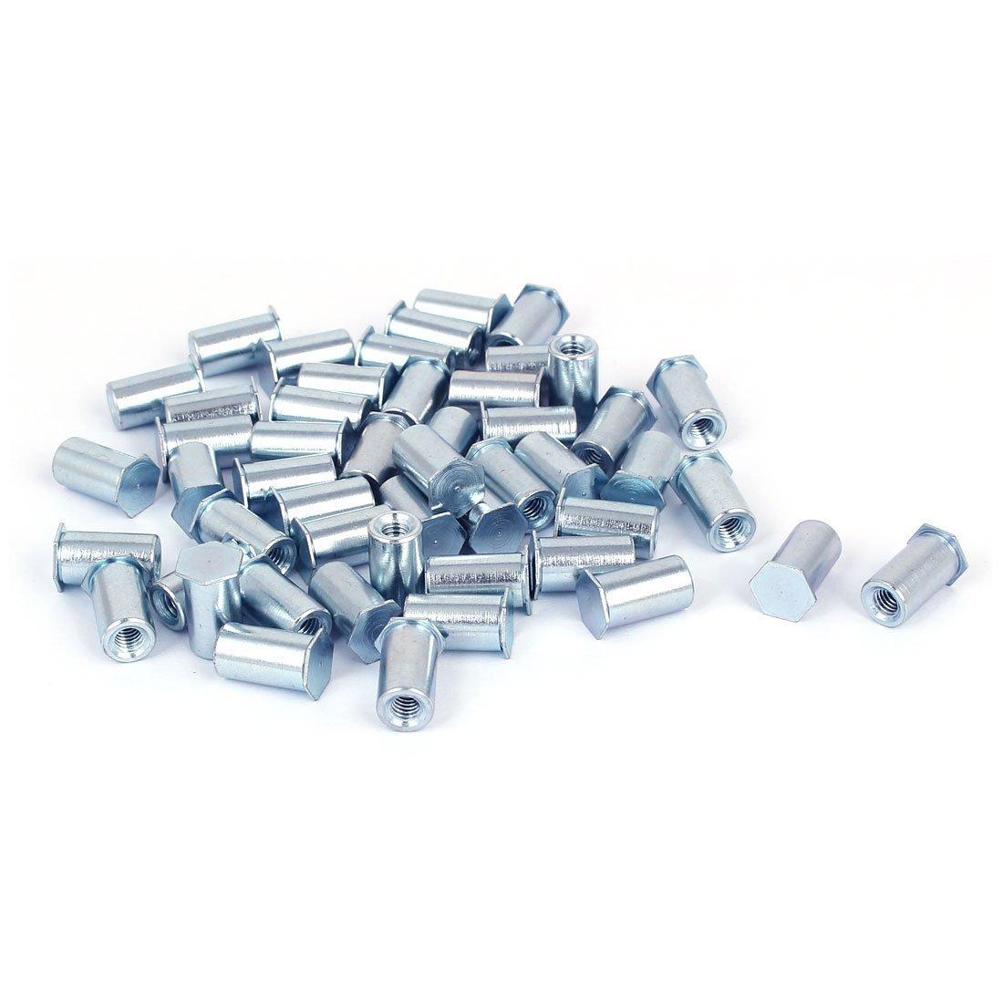 3NH® M4x13mm Hex Head Zinc Plated Carbon Steel Blind Self Clinching Standoff 50pcs-image-24