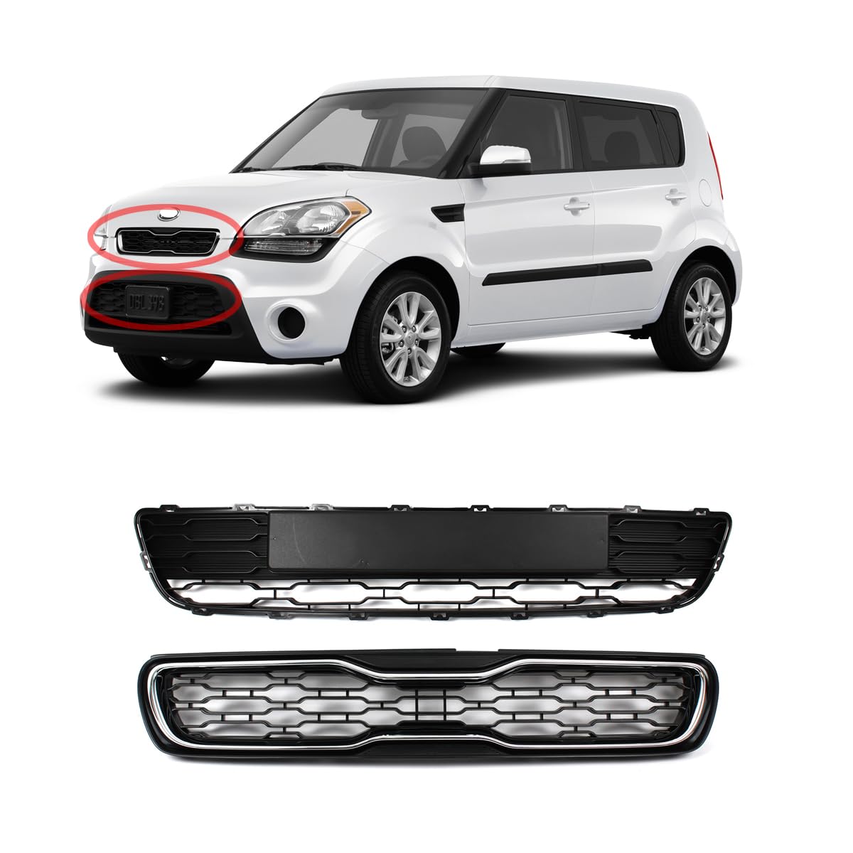 Amazon.com: Generic Genuine OEM 86561-2K500 & 86350-2K500 Front