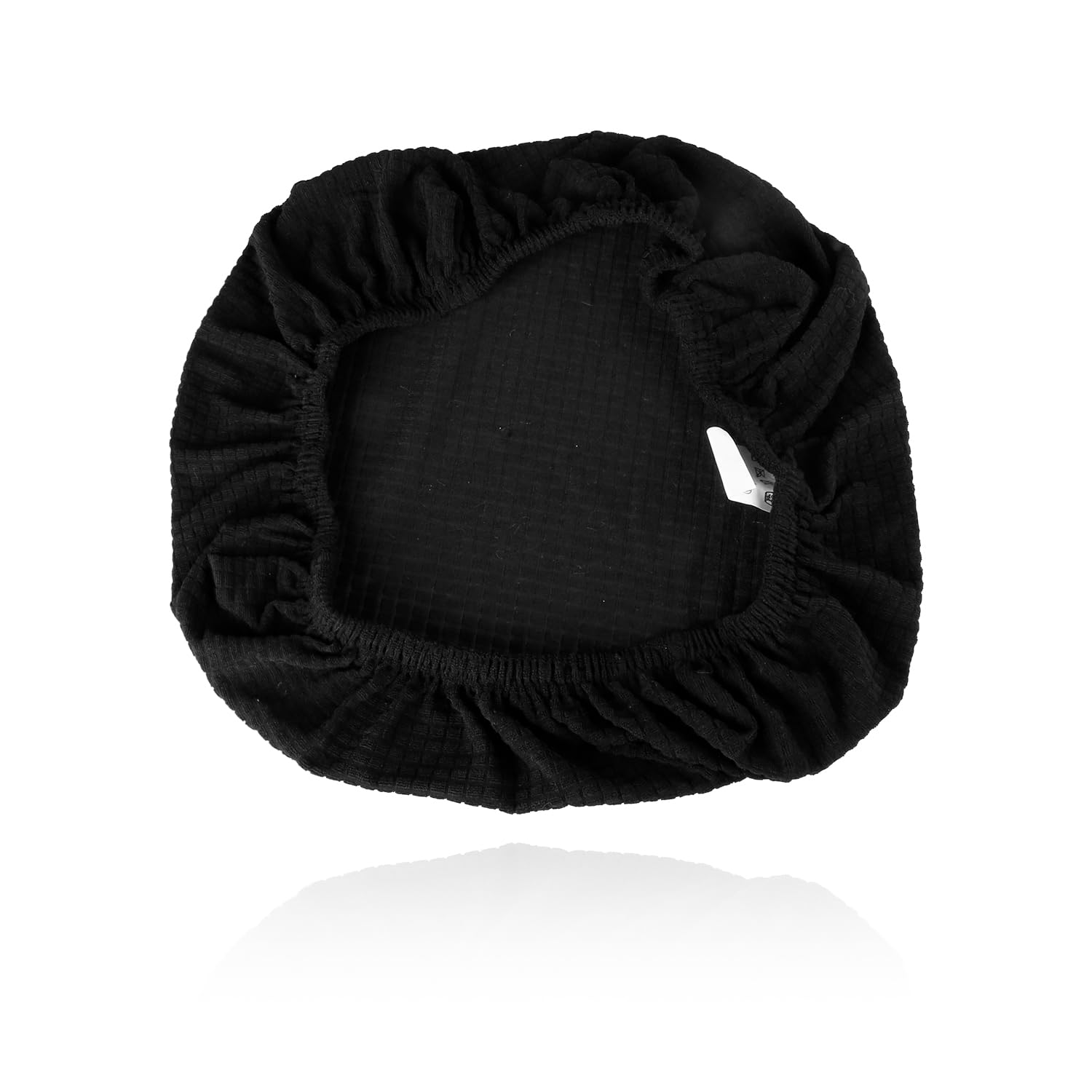 Hopzab Office Chair Covers,Waterproof Stool Covers,Stretchable Office Stool Seat Cover,Thickened Elastic Chair Cushion Cover for Chairs Dining Chairs Bar Stools and Wedding Banquet Decorations(Black)