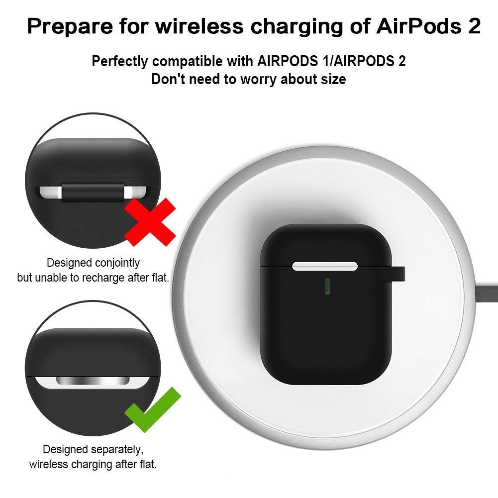 Yuping Airpods Case Designed Separately Silicone Protective Cover