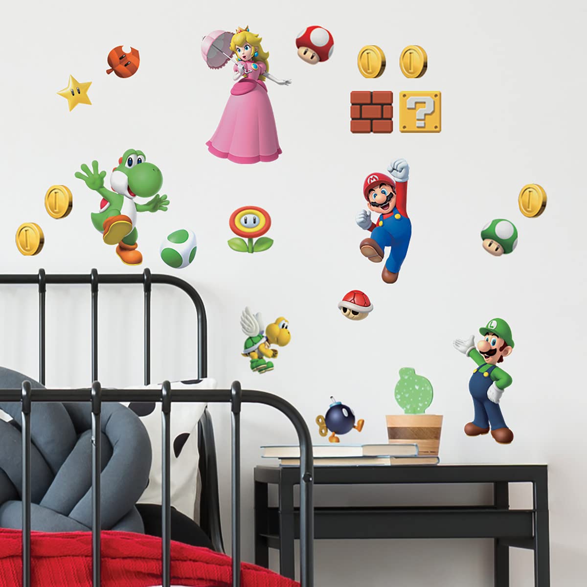 Snapklik.com : Super Mario Brothers Peel And Stick Wall Decals