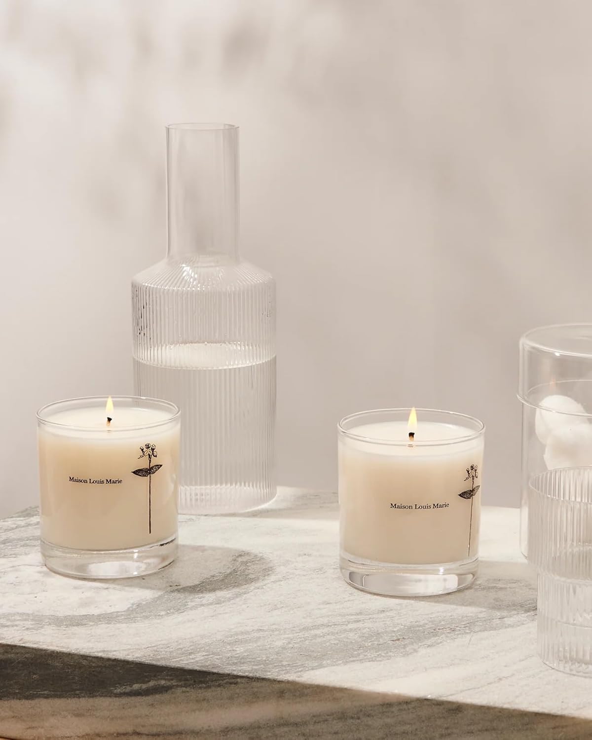 Maison Louis Marie - Antidris Jasmine Soy Wax Candle | Luxury Fragrance​s​ for a Modern World (8.5 oz | 240 g)