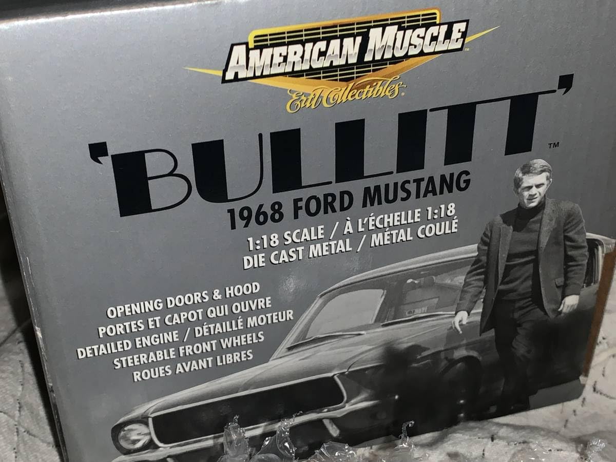 Amazon | ERTL アーテル 1/18 フォードマスタング 1968 bullitt