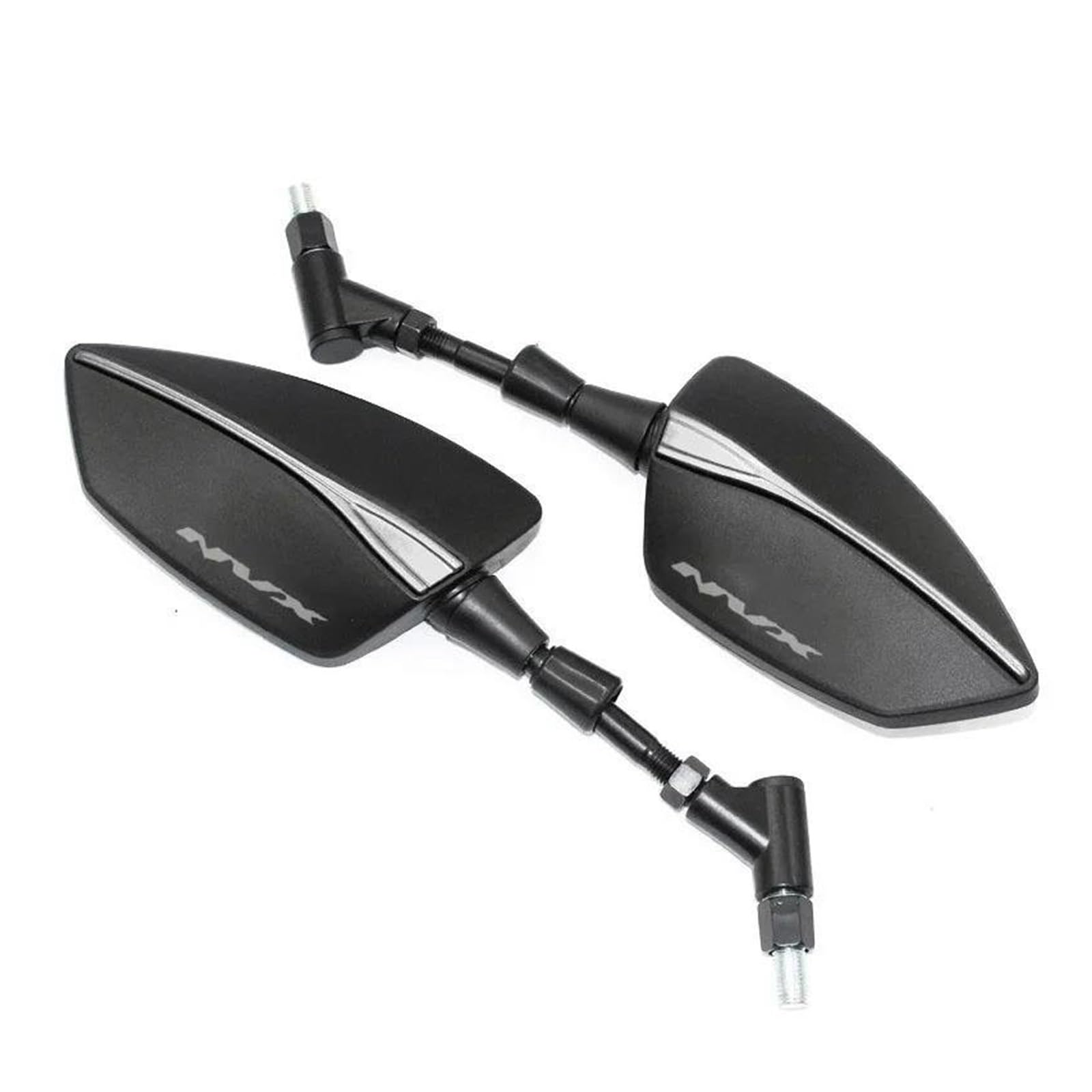 Rétroviseurs Arrière Gauche Et Droit Pour Yamaha AEROX155, AEROX NVX 155, NVX155, Filetage Strom(Titanium2)