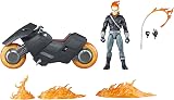 Marvel Legends Series, Figurine Ghost Rider avec Moto, Weiß - 1