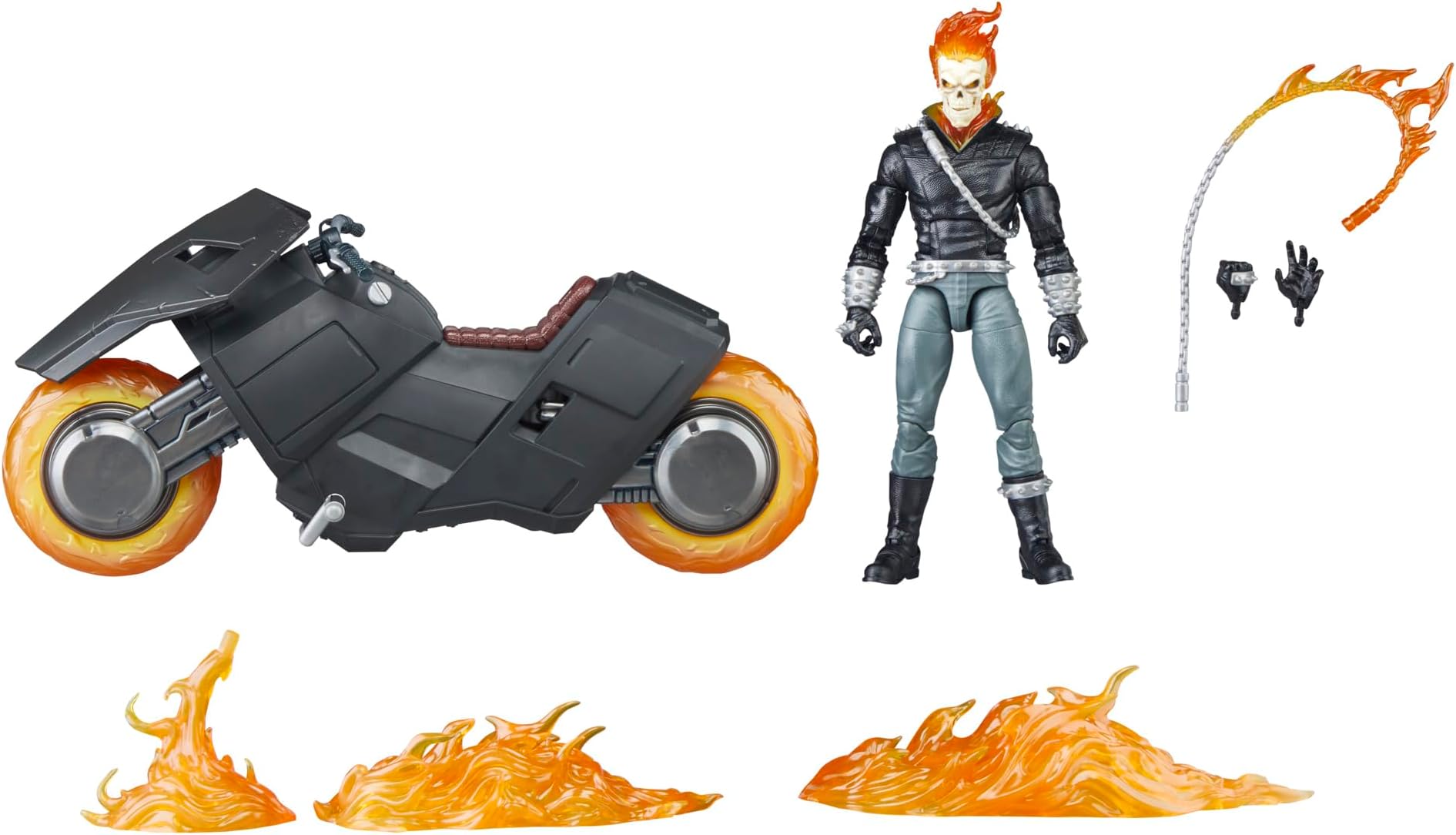 Marvel Legends Series Ghost Rider Action Figure with Motorcycle