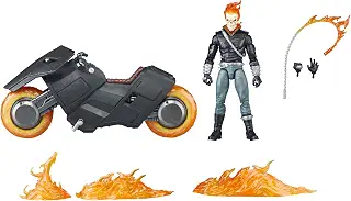 ハズブロ（Hasbro）MARVEL マーベル レジェンドシリーズ バイク付きゴーストライダー（ダニー・ケッチ）、マーベル 85 周年記念コミックコレクション用 6インチ（15cm）サイズ アクションフィギュア F9118 正規品