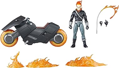 Marvel Legends Series Ghost Rider with Motorcycle, Weiss
