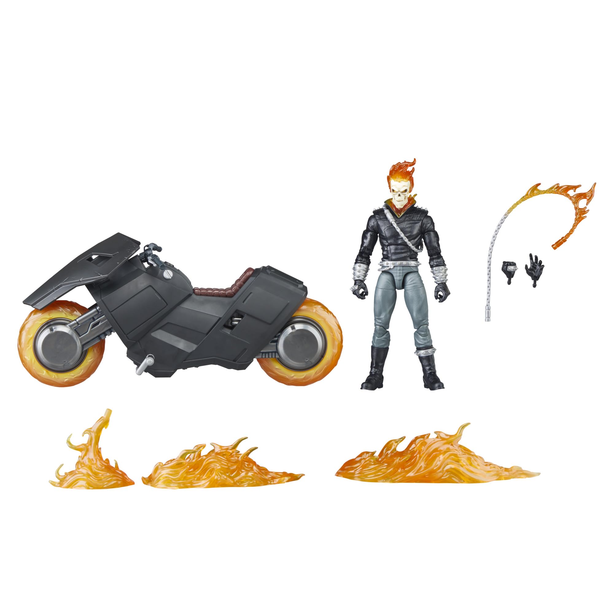 Canotta Uomo Marvel Ghost Rider – Poster Con Motociclista Fiammeggiante, Tank Top