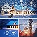 Christmas Snowflake Projector Lights Led Snowfall Show Outdoor Waterproof Landscape Decorative Lighting for Xmas Holiday Party Wedding Garden Patio