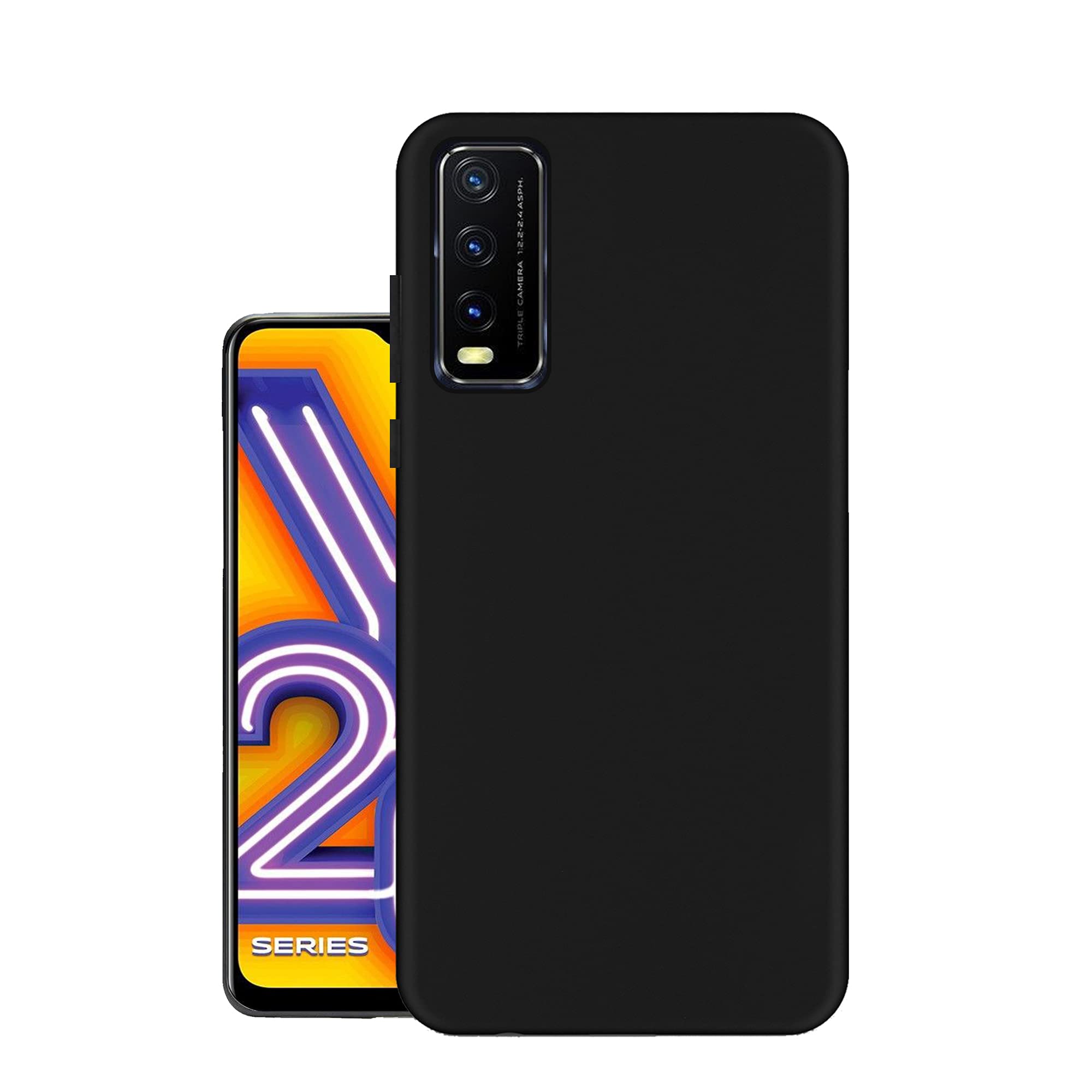 HELLO ZONE Exclusive Matte Finish Soft Back Case Cover for Vivo Y20i/Y20 - Black (B08JKF5KYS) Amazon Price History, Amazon Price Tracker