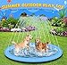 Splash Pad for Kids and Dogs, 97'' Extra Large Splash Pad for Toddlers 1-3 and Kids Ages 4-8, Non Slip Thicken Sprinkler Dog Pool Summer Outdoor Water Toys for Backyard