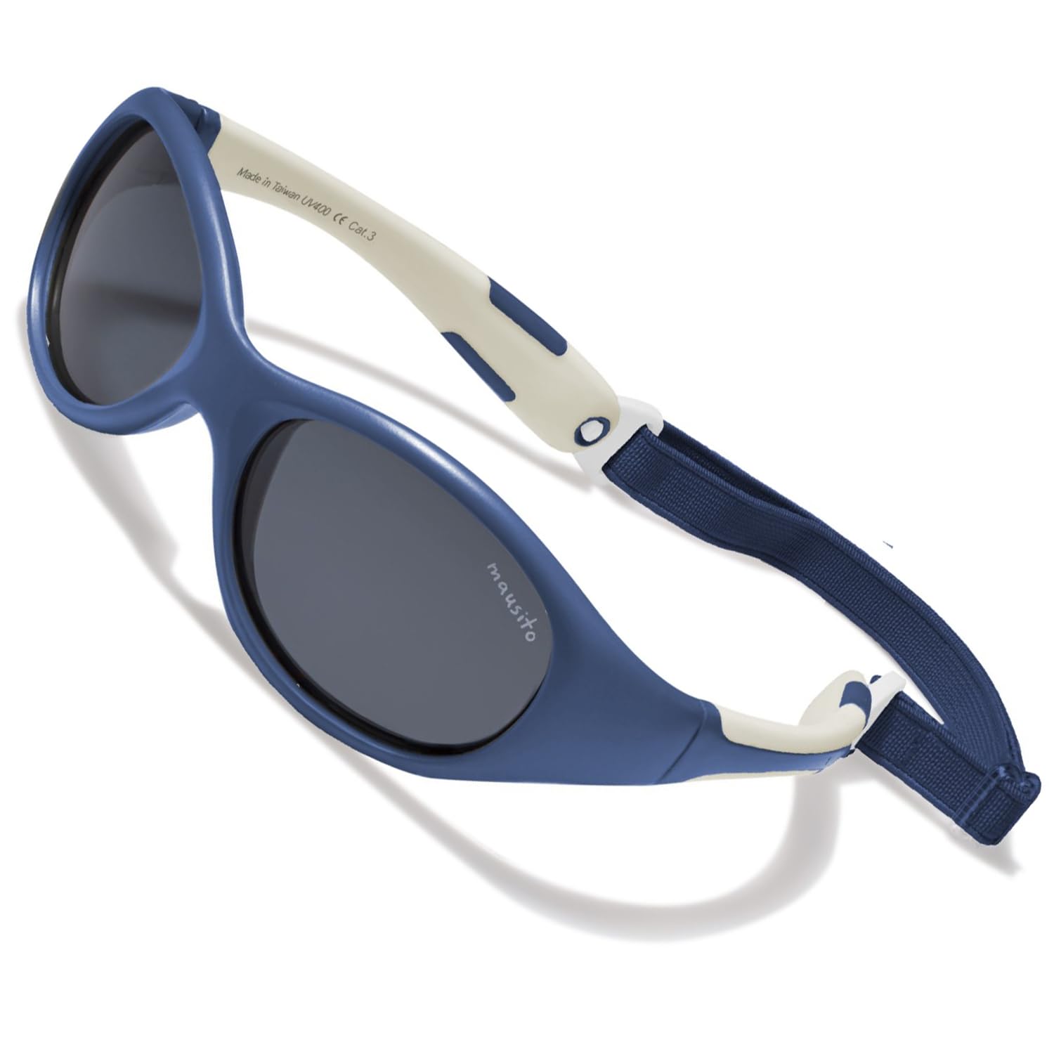 Lunettes Sans BPA Lunettes Soleil Enfant Mausito 2-8 Ans - Protection UV400, Bandeau Ajustable, Sans BPA Accessoire été Enfants