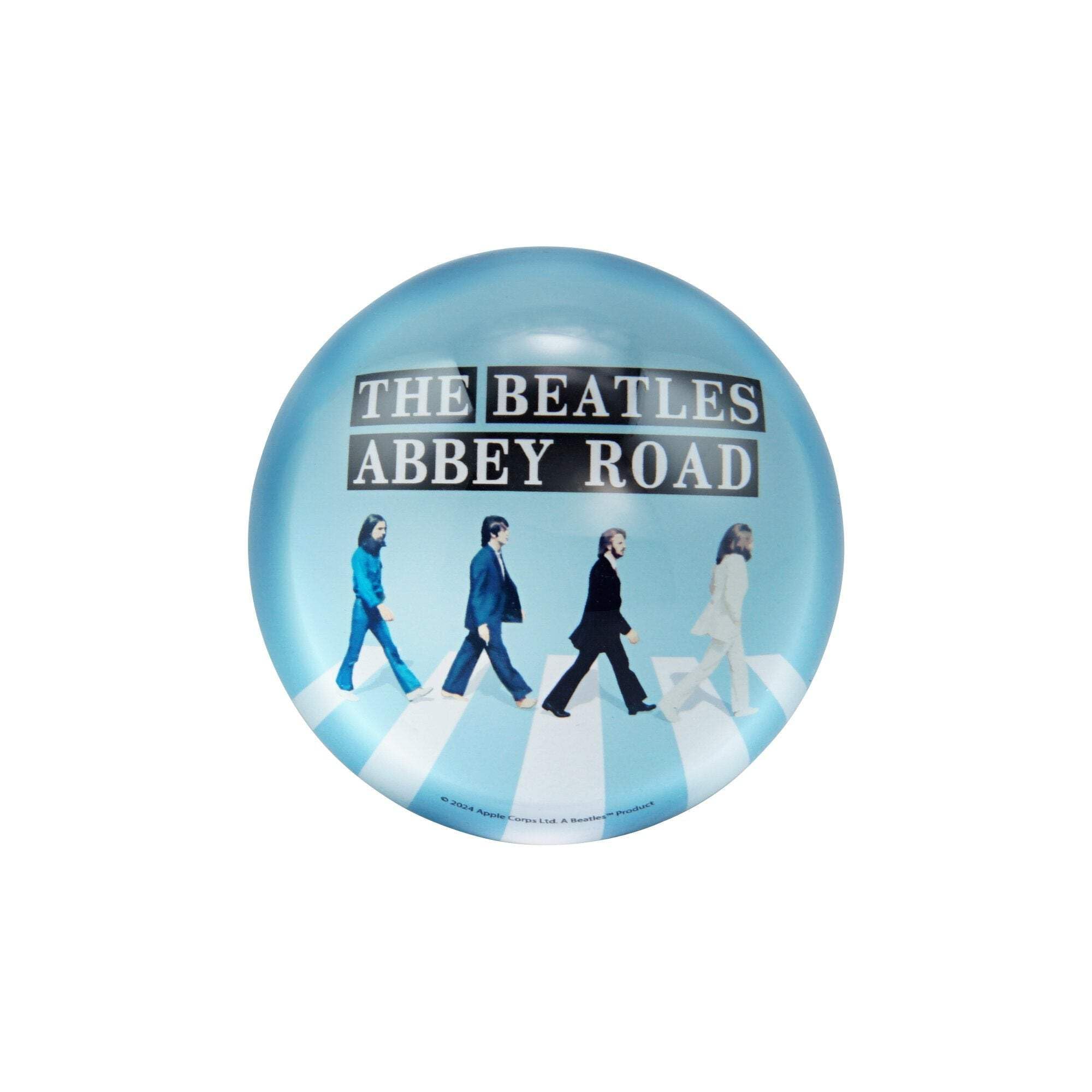Presse-papier en verre Abbey Road Half Moon Bay authentique