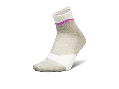 Feetures Trail Max Cushion Quarter Quarter Length Socks Shoes Mountain High Cream : MD (US Men